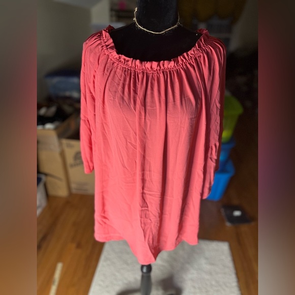 Women's Size 1X Violet + Claire Long Sleeve Flow Top NWOT - Picture 2 of 7